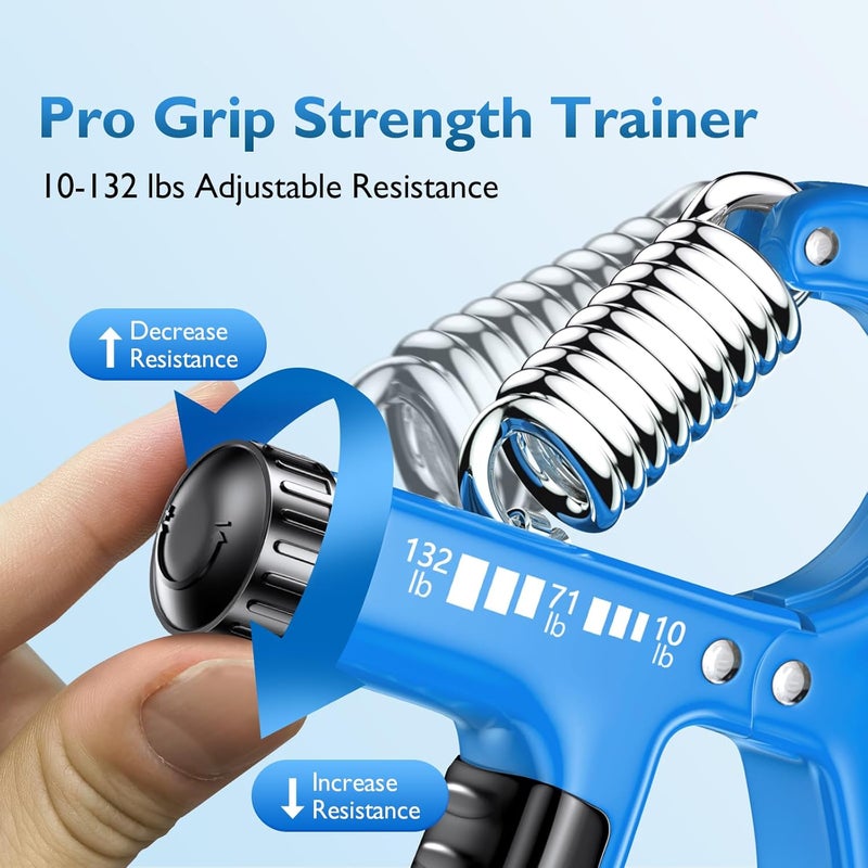 FitBeast Grip Strengthener Forearm Strengthener, Adjustable Hand Grip Strengthener for Strength Training & Rehabilitation, 10-132 lbs Resistance, Ideal for Athletes and Physical Therapy (1 Piece) - Image 2